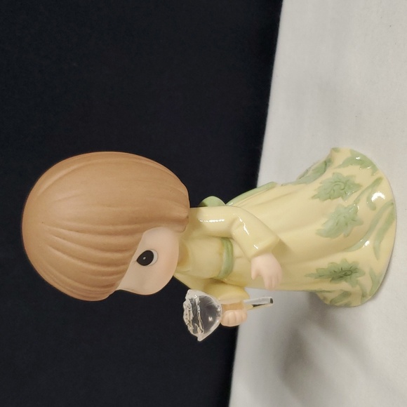 2008 Brunette Precious Moments Rose You Help Me Realize That Life Is Full.... - Picture 4 of 11